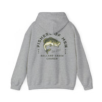 Load image into Gallery viewer, BCC Fishers of Men Hoodie (Front &amp; Back Design) - Gildan
