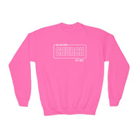 Load image into Gallery viewer, (YOUTH) BCC Outline Sweatshirt - Gildan
