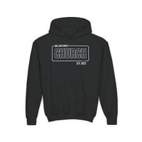 Load image into Gallery viewer, (YOUTH) BCC Outline Hoodie - Gildan
