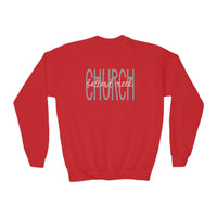 Load image into Gallery viewer, (YOUTH) BCC CHURCH Sweatshirt - Bella Canvas
