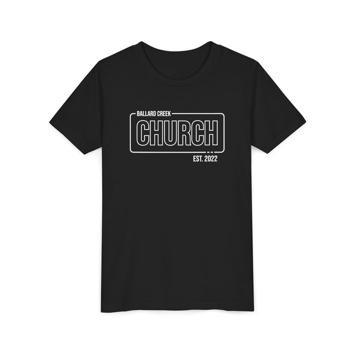 (YOUTH) BCC Outline Tee - Bella Canvas