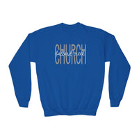 Load image into Gallery viewer, (YOUTH) BCC CHURCH Sweatshirt - Bella Canvas
