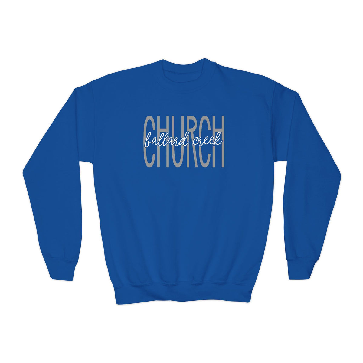 (YOUTH) BCC CHURCH Sweatshirt - Bella Canvas