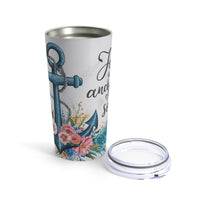 Load image into Gallery viewer, Jesus is the Anchor, Hebrews 6:19, Tumbler 20 oz.
