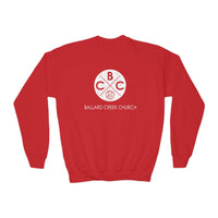 Load image into Gallery viewer, (YOUTH) BCC Circle Sweatshirt - Gildan
