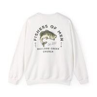 Load image into Gallery viewer, BCC Fishers of Men Sweatshirt (Front &amp; Back Design) - Gildan

