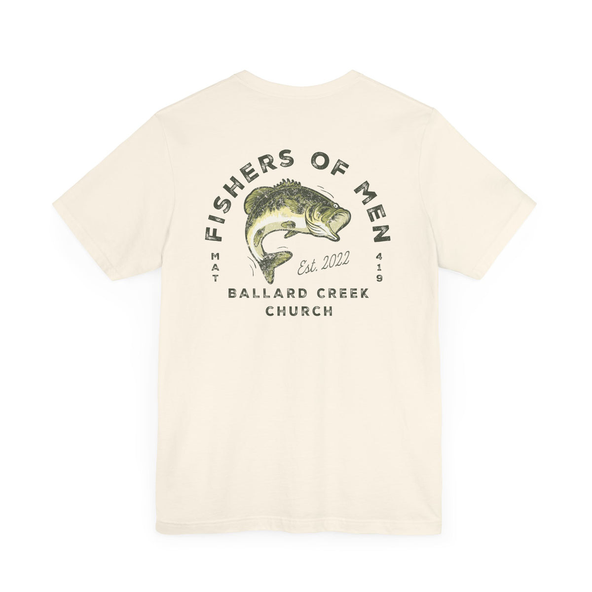 BCC Fishers of Men Tee (Front & Back Design) - Bella Canvas