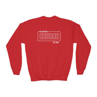 Load image into Gallery viewer, (YOUTH) BCC Outline Sweatshirt - Gildan
