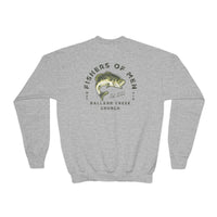 Load image into Gallery viewer, (YOUTH) Fishers of Men Sweatshirt (Front &amp; Back Design) - Gildan
